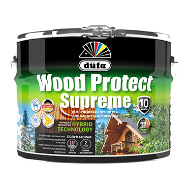 WOOD PROTECT HARD WAX, белоснежный 9л "Dufa" Пропитка WOOD PROTECT HARD WAX, белоснежный 9л "Dufa" Пропитка